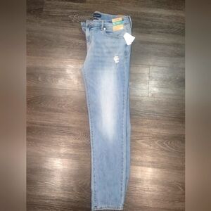 Blue low-rise Aeropostale jeggings